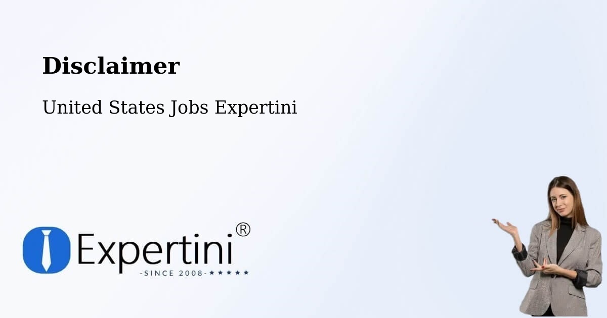 Disclaimer – Tucson - United States Jobs Expertini
